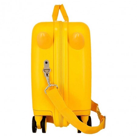 DISNEY | Valise trotteur Le Roi Lion "Explore the wild" jaune | Bagage enfant à chevaucher ludique