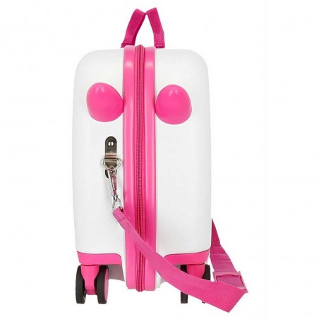 ENSO | Valise trotteur enfant "Fantasy" | Bagage fille ludique à chevaucher décor girly pas cher