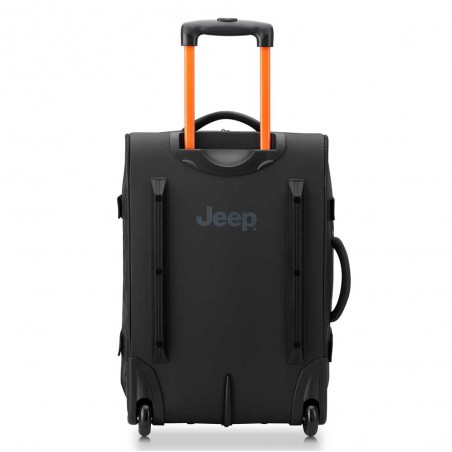 JEEP | Sac de voyage trolley S JS007C bruine grise | Valise cabine style baroudeur