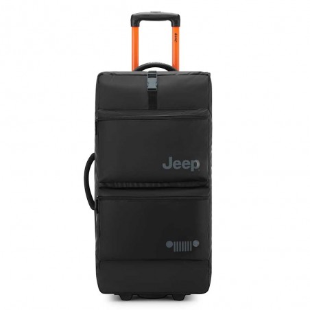 JEEP | Sac de voyage trolley L JS006B noir | Bagage soute grande taille 73cm style baroudeur