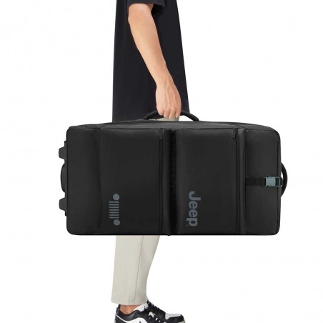 JEEP | Sac de voyage trolley L JS006B noir | Bagage soute grande taille 73cm style baroudeur