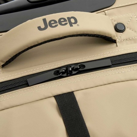 JEEP | Sac de voyage trolley L JS006B beige sable | Bagage soute grande taille 73cm style baroudeur