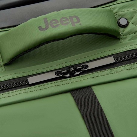 JEEP | Sac de voyage trolley L JS006B vert orme | Bagage soute grande taille 73cm style baroudeur