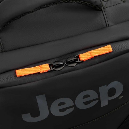 JEEP | Sac de voyage trolley S JS005A noir | Valise cabine souple homme style baroudeur