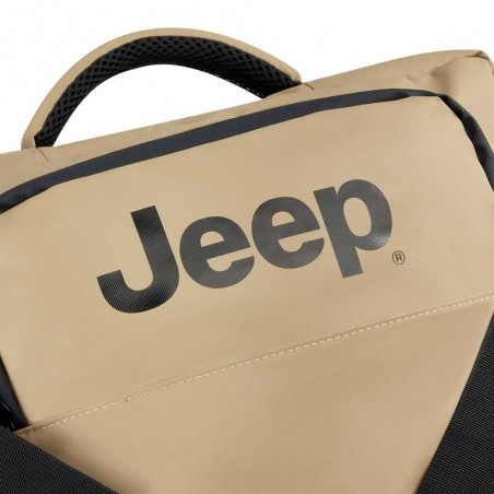 JEEP | Sac de voyage trolley S JS005A sable chaud | Valise cabine souple homme style baroudeur