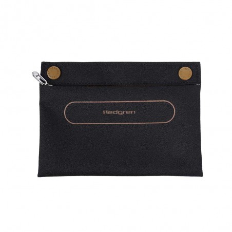 HEDGREN | Sac à dos femme "Moka" M 14" noir | Sac femme poche ordinateur haute qualité