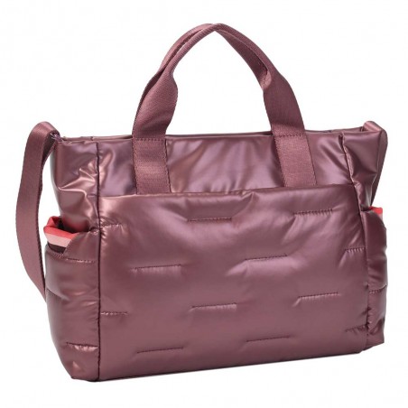 Hedgren | Sac à main "Softy" dusty rose | Sac femme porté main avec bandoulière original pas cher