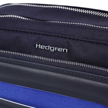 HEDGREN | Sac bandoulière "Espresso" peacoat blue | Sac femme porté croisé style tendance haute qualité