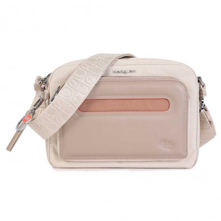 HEDGREN | Sac bandoulière "Espresso" birch | Sac femme beige porté croisé style tendance haute qualité