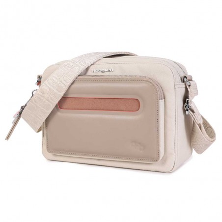 HEDGREN | Sac bandoulière "Espresso" birch | Sac femme beige porté croisé style tendance haute qualité