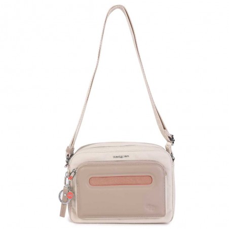 HEDGREN | Sac bandoulière "Espresso" birch | Sac femme beige porté croisé style tendance haute qualité