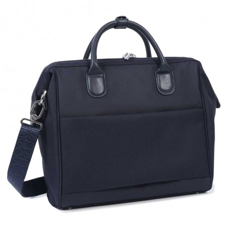 HEDGREN | Porte-documents PC femme "Galao" peacoat blue | Sacoche ordinateur élégante