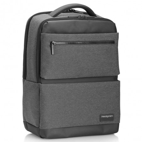 HEDGREN | Sac à dos ordinateur "Drive" 14" stylish grey | Sac business homme sécurisé haute qualité design élégant