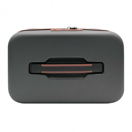 SNOWBALL | Vanity case "Champs Elysées" anthracite | Beauty case rigide sécurisé élégant coloris gris foncé