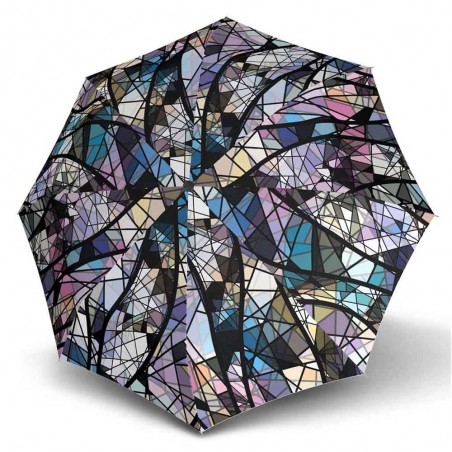 KNIRPS | Parapluie pliant "T200 Medium Duomatic" eternity | Parapluie femme ouverture fermeture automatique solide