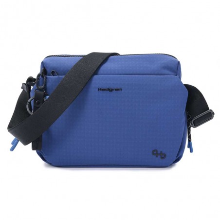 HEDGREN | Sac bandoulière "Kosho" bleu | Sac femme porté croisé léger design urbain haute qualité