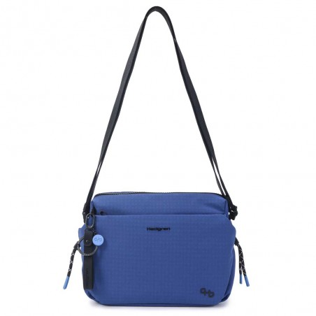 HEDGREN | Sac bandoulière "Kosho" bleu | Sac femme porté croisé léger design urbain haute qualité