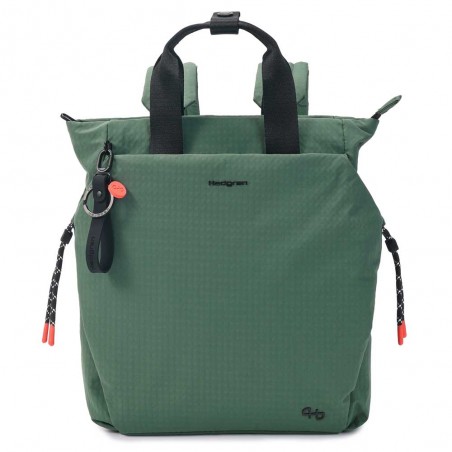 HEDGREN | Sac à dos femme "Norio" vert | Sac femme ville et loisirs design urbain haute qualité