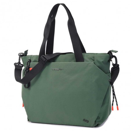 HEDGREN | Sac à main multifonctions "Satoshi" vert | Sac femme fourre-tout poche PC ville travail loisirs