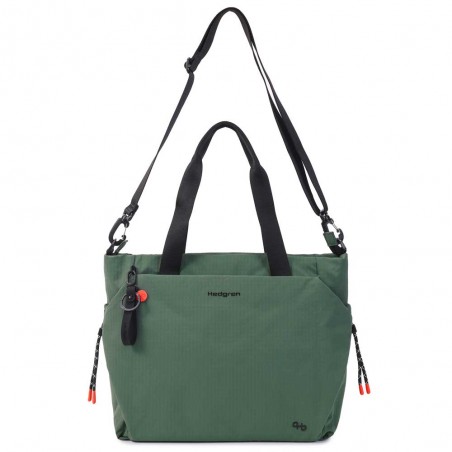 HEDGREN | Sac à main multifonctions "Satoshi" vert | Sac femme fourre-tout poche PC ville travail loisirs