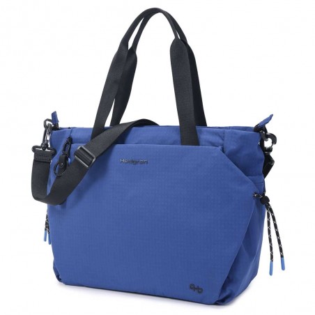 HEDGREN | Sac à main multifonctions "Satoshi" bellwether blue | Sac femme fourre-tout poche PC ville travail loisirs