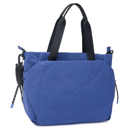 HEDGREN | Sac à main multifonctions "Satoshi" bellwether blue | Sac femme fourre-tout poche PC ville travail loisirs