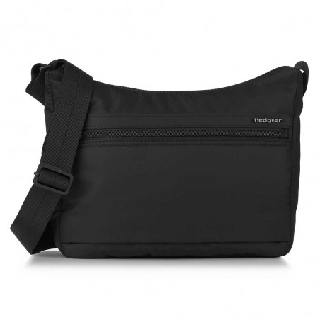 HEDGREN | Sac bandoulière "Harper's" S noir | Sac femme porté croisé ultra léger design épuré pas cher