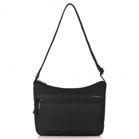 HEDGREN | Sac bandoulière "Harper's" S noir | Sac femme porté croisé ultra léger design épuré pas cher