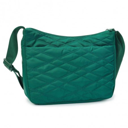 HEDGREN | Sac bandoulière "Harper's" S new quilt varsity green | Sac femme porté croisé ultra léger design épuré pas cher