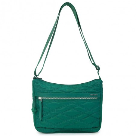 HEDGREN | Sac bandoulière "Harper's" S new quilt varsity green | Sac femme porté croisé ultra léger design épuré pas cher