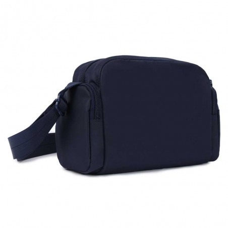 HEDGREN | Sac bandoulière "Emily" bleu marine | Sac femme porté croisé léger avec poches design épuré haute qualité