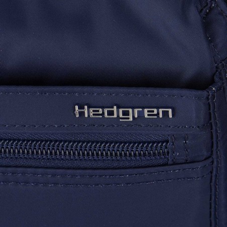 HEDGREN | Sac bandoulière "Eye" bleu marine | Sac femme porté croisé léger avec poches design épuré haute qualité