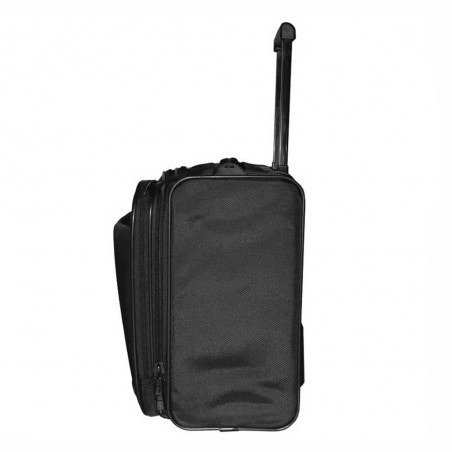 DAVIDT | Pilot case 2 en 1 "Connaisseur" noir | Bagage business trolley ordinateur 17 pouces