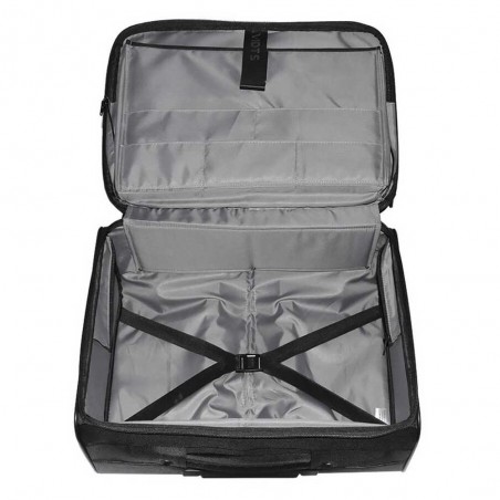 DAVIDT | Pilot case 2 en 1 "Connaisseur" noir | Bagage business trolley ordinateur 17 pouces