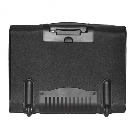 DAVIDT | Pilot case 2 en 1 "Connaisseur" noir | Bagage business trolley ordinateur 17 pouces