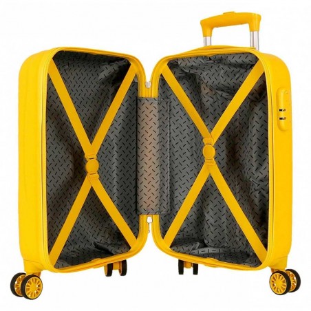 DISNEY | Valise enfant Le Roi Lion "Explore the wild" jaune | Bagage cabine garçon pas cher