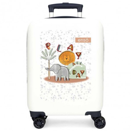 ENSO | Valise enfant "Play all day" blanc | Bagage cabine garçon pas cher