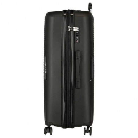 MOVOM | Valise soute 68cm extensible "Inari" noir | Bagage taille moyenne pas cher