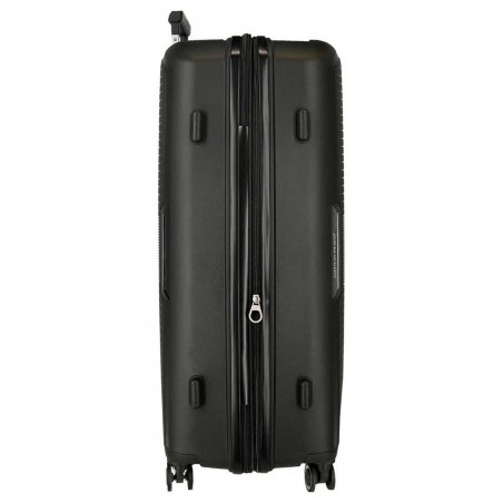 MOVOM | Valise soute 68cm extensible "Inari" noir | Bagage taille moyenne pas cher