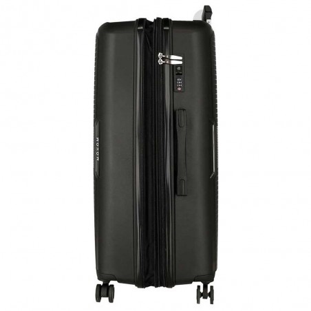 MOVOM | Valise soute 68cm extensible "Inari" noir | Bagage taille moyenne pas cher