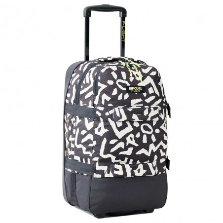 RIP CURL | Sac de voyage trolley F-Light Transit 45L search washed black | Valise cabine semi-rigide femme haute qualité