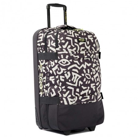 RIP CURL | Sac de voyage trolley F-Light Global 100L search washed black | Valise grande taille soute femme haute qualité