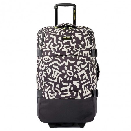 RIP CURL | Sac de voyage trolley F-Light Global 100L search washed black | Valise grande taille soute femme haute qualité