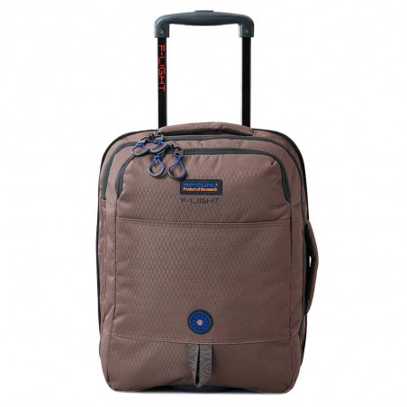 RIP CURL | Sac de voyage trolley cabine F-Light 30L rock marron | Valise cabine homme vol low cost style surfeur