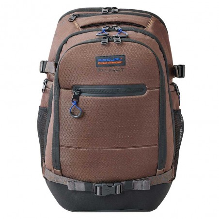 RIP CURL | Sac à dos F-Light Posse 35L Search rock | Sac à dos homme poche PC 15 pouces haute résistance marron