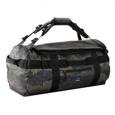 RIP CURL | Sac de voyage "Search Duffle" 45L black/olive | Sac convertible avec bretelles et compartiment étanche pour surfeur