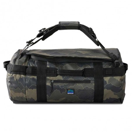 RIP CURL | Sac de voyage "Search Duffle" 45L black/olive | Sac convertible avec bretelles et compartiment étanche pour surfeur