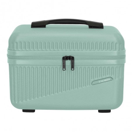 TRAVELITE | Vanity case rigide "Bali" menthe | Beauty case cosmétique femme robuste pas cher