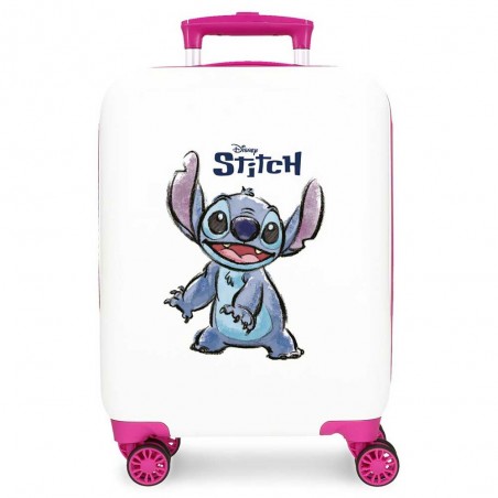 DISNEY | Valise enfant Stitch "Adorable Stitch" | Bagage à main cabine fille dessin animé pas cher