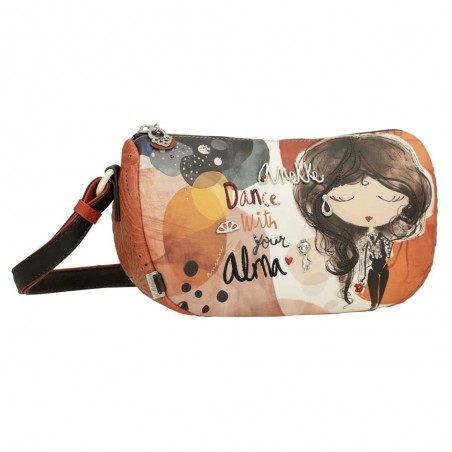 ANEKKE | Sac bandoulière oval "Alma" | Sac femme porté croisé petit format original pas cher